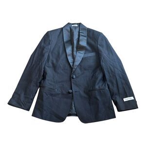 Calvin Klein Black Satin Collar Blazer Boys 10